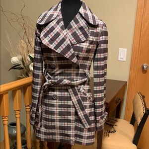 Rare Vintage Lululemon Plaid Double-Breasted Women's Coat